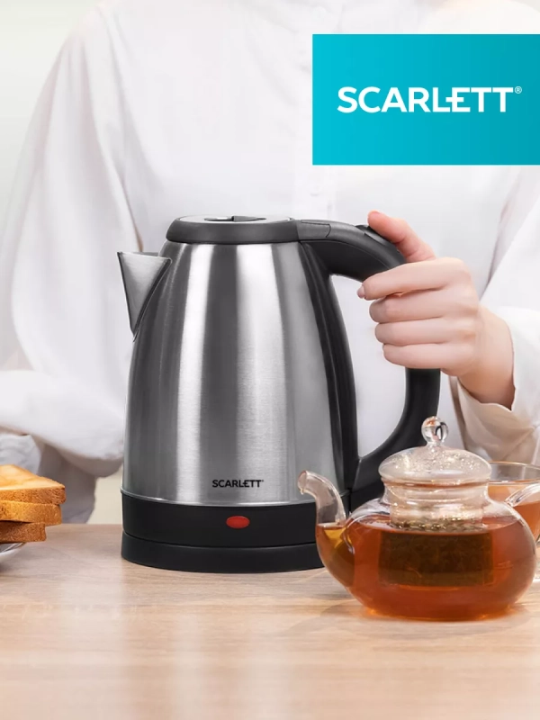 Чайник электрический металлический SC-EK21S51 1,8 л