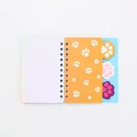 Блокнот с разделителями А7, 40 л "Корги"