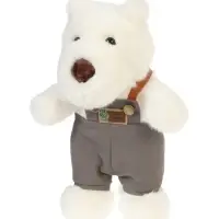 Мягкая игрушка "Пёсик в комбинезоне", 30 см