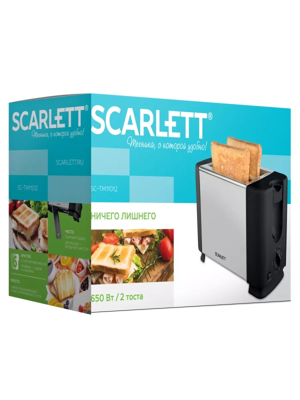 Тостер кухонный электрический для хлеба SC-TM11012
