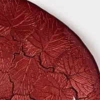 Тарелка "КРАСКИ ОСЕНИ" 28 см, красный цвет