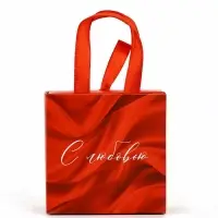 Коробка-пакет под бижутерию &laquo;С любовью&raquo;, 7.5 х 7.5 х 3.5 см