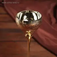 Бокал для вина, 20&times;9&times;9 +/- 1 см, латунь