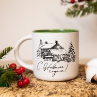 Кружка керамическая новогодняя Дорого внимание &laquo;С Новым годом!&raquo;, 380 мл