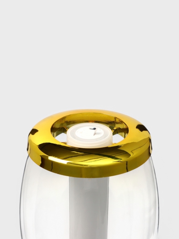 Башня пивная MonlinGold, 3 л, ёмкость для льда, подсветка, пластик, залотистый