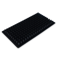 Кассета для выращивания рассады, на 200 ячеек, по 7 мл, из пластика, чёрная, 55 &times; 28 &times; 4 см, Greengo