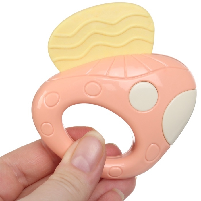 Погремушка с прорезывателем &laquo;Овощной МИКС, Крошка Я: Грибочек&raquo;, цвет МИКС, Крошка Я