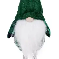 Фигура текстиль &laquo;Гном в зелёном&raquo; 54 см, 1 LED, от батареек AG13&times;3, свечение тёплое белое