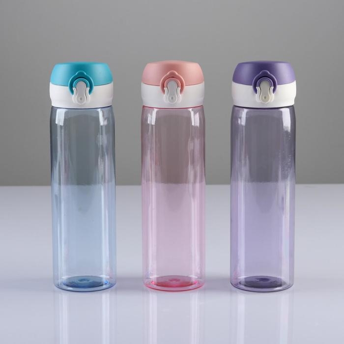 Бутылка для воды, 550 мл, "Мастер К", 22 х 6 см, микс