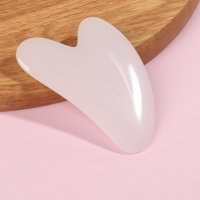 Массажёр гуаша &laquo;Сердце&raquo;, 8,5 &times; 5,5 см, цвет лавандовый