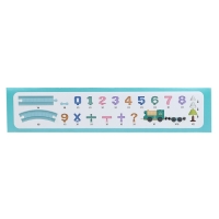 Железная дорога &laquo;Числовой поезд&raquo;, детская, магнитное соединение, работает от батареек