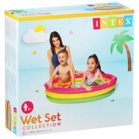 Бассейн надувной &laquo;Радуга&raquo;, с надувным дном, 114 х 25 см, от 2 лет, 57412NP INTEX