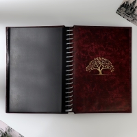 Фотоальбом &laquo;Фотоальбом нашей семьи&raquo;, 20 магнитных листов, цвет страниц чёрный