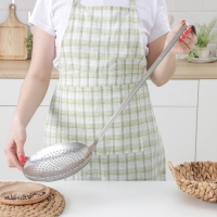 Шумовка из нержавеющей стали цельнотянутая, 64&times;20 см, толщина 3 мм, 304 марка стали, цвет серебряный