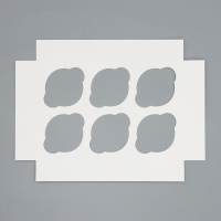 Коробка для капкейков складная с двусторонним нанесением &laquo;С Новым годом&raquo;, 25 х 17 х 10 см, Новый год