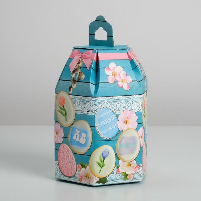 Коробка кондитерская складная, упаковка &laquo;Светлая Пасха&raquo;, 16,5 х 14,5 х 21 см