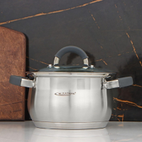 Кастрюля &laquo;Ирида&raquo;, 2.9 л, d=18 см, капсульное дно, индукция