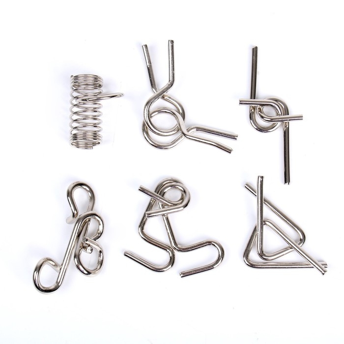 Набор металлических головоломок &laquo;Умные гвозди&raquo;