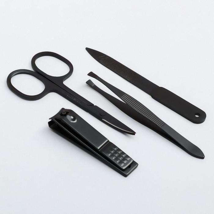 Маникюрный набор 4 предмета &laquo;Man rules&raquo;, 10,2 х 7 см