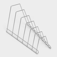 Подставка для крышек, 34&times;18&times;16 см, хром