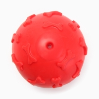 Мяч "Косточки", TPR, 6 см, красный