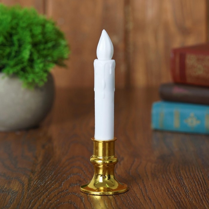 Свеча светодиодная &laquo;Вдохновение&raquo;, цвет белый