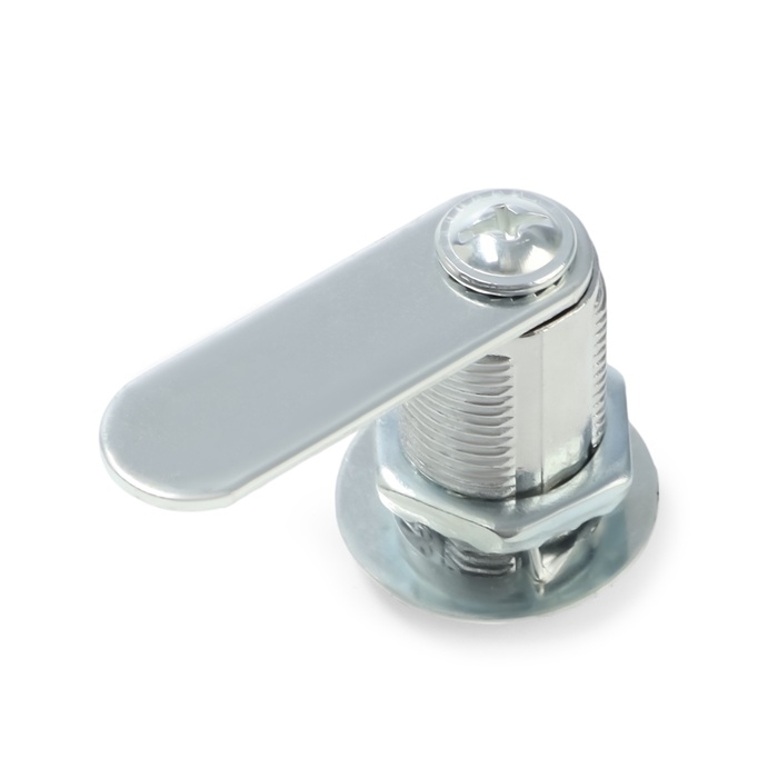 Замок почтовый ТУНДРА LC2, 17х30х50 мм, 2 английских ключа, хром