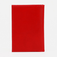 Обложка для автодокументов, отдел для паспорта, цвет красный