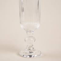 Набор бокалов для шампанского стеклянный SL Home &laquo;Модерн&raquo;, 150 мл, 5,5&times;18,5 см, цвет прозрачный