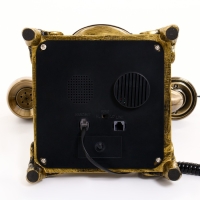 Ретро-телефон "Амес", 18 х 24 х 25 см, позолота