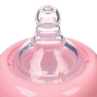 Бутылочка для кормления, ШГ &Oslash;50мм,300 мл, +6мес., цвет розовый