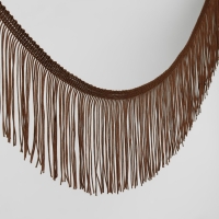 Тесьма декоративная &laquo;Бахрома&raquo;, 10 см, 5 &plusmn; 0,5 м, цвет кофейный