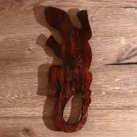 Панно дерево "Геккон" 31х11х1 см