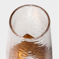 Набор бокалов для шампанского стеклянный Magistro &laquo;Дарио&raquo;, 180 мл, 7&times;27,5 см, 6 шт, цвет золотой