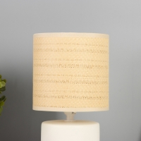 Лампа настольная "Лиза" 1х40Вт Е14  белый 13х13х24см