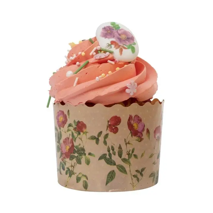 Форма для кулича бумажная &laquo;Розы&raquo;, 6&times;4.5 см, МИКС