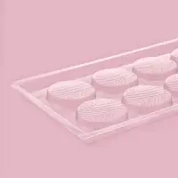 Форма для шоколада и конфет &laquo;Зигзаг&raquo;, 8 ячеек, 22&times;11 см, прозрачная