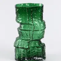 Ваза &laquo;Гоэтано&raquo;, 24.5&times;13 см, стекло, зелёная