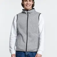 Жилет с капюшоном унисекс Gotland, серый, размер S