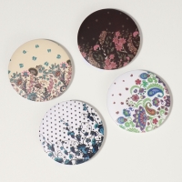 Зеркало складное &laquo;Цветы&raquo;, d = 7,5 см, цвет МИКС