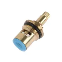 Кран-букса Accoona A450-2, керамика, 1/2", 15 шлицов, с резьбой