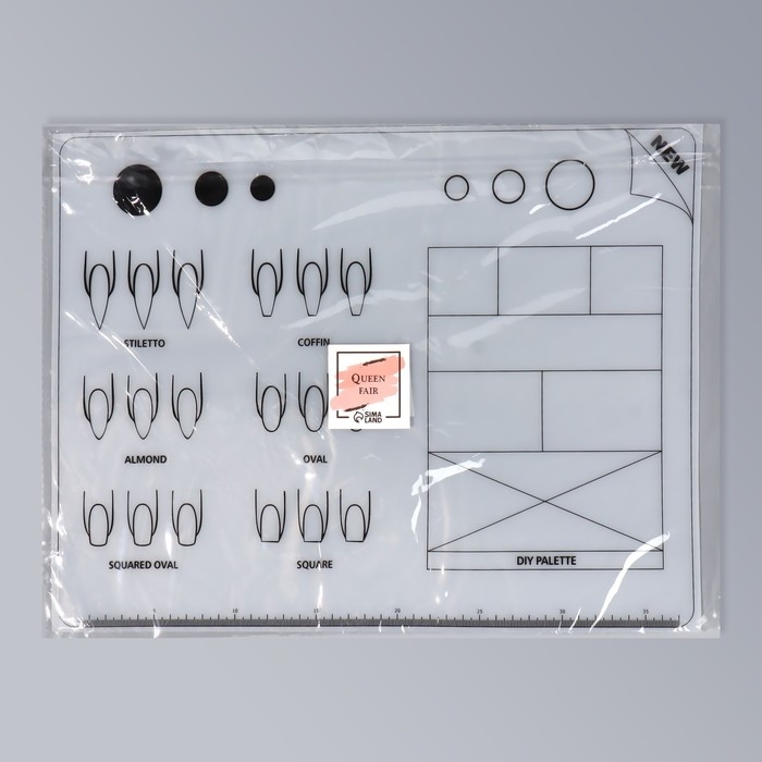 Коврик для маникюра, силиконовый, 40 &times; 30 см