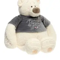 Мягкая игрушка "Медведь Тато в графитовой майке", 37 см ММТато/38/гр