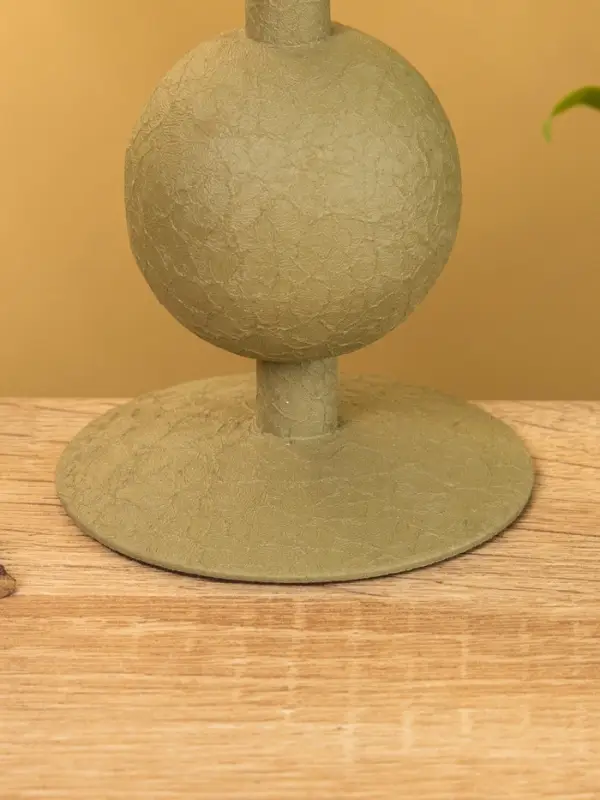 Подсвечник на 1 свечу "Кипарис" с 1 сферой 7,5х7,5х11,5 см