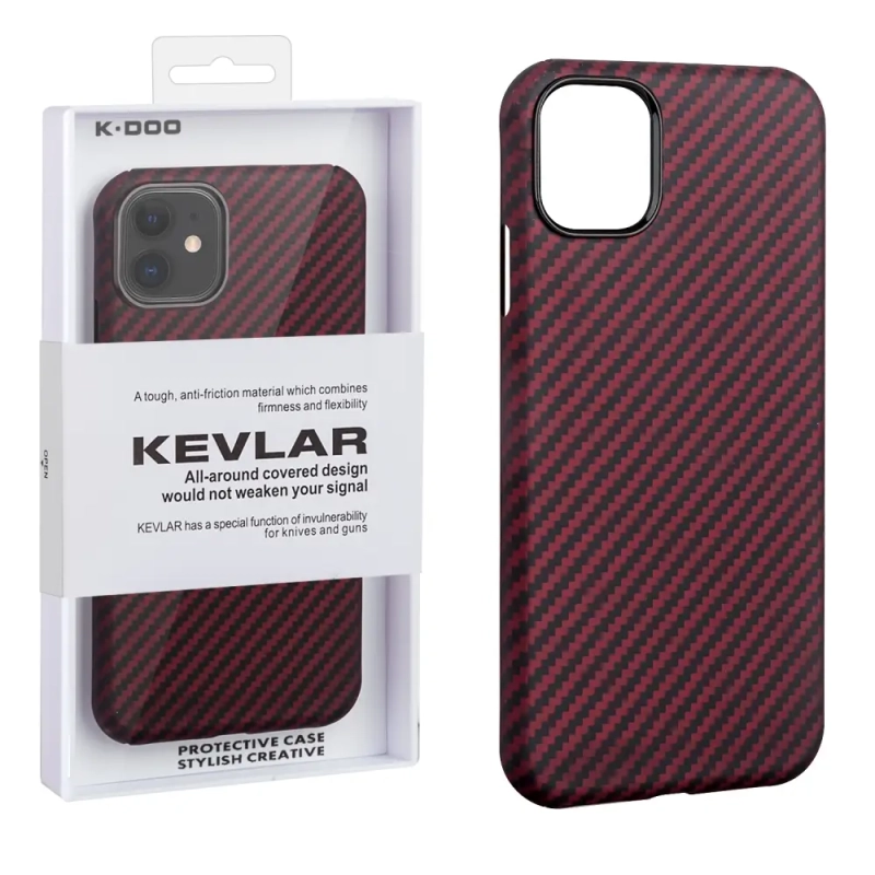 Чехол iPh 11 Kevlar Red