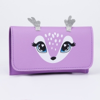 Сумка поясная конверт &laquo;Оленёнок&raquo; , 19х11 см