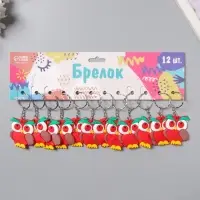 Брелок резина "Яркая сова" 6х5 см