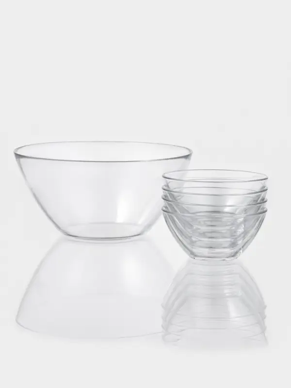 Набор из 5 салатников "Космос" (4*12,5 см и 23 см)