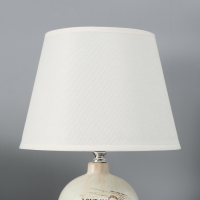 Настольная лампа с абажуром RISALUX &laquo;Аджена&raquo;, Е14, 40 Вт, 22.5&times;22.5&times;32.5 см