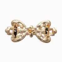 Зажим для кардигана "Ажур", тюльпан. цвет золотой  в золоте